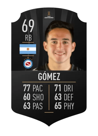 Luciano Gómez CONMEBOL LIBERTADORES 69 OVR