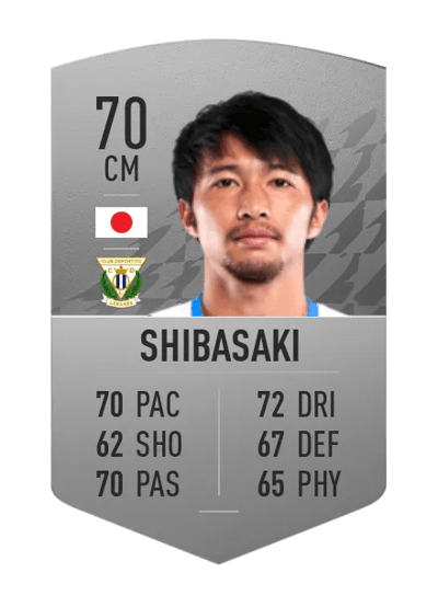 Gaku Shibasaki Common 70 OVR