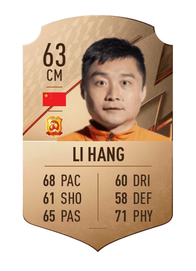 Li Hang Rare 63 OVR