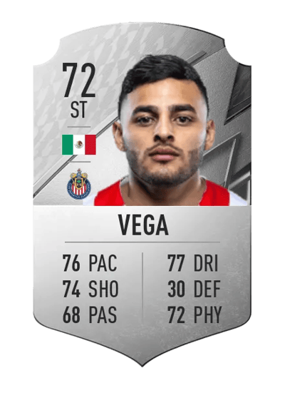 Alexis Vega Rare 72 OVR
