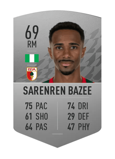 Noah Joel Sarenren Bazee Common 69 OVR