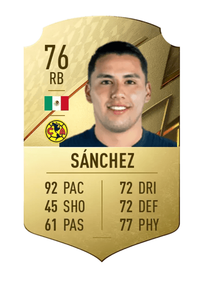 Jorge Sánchez Rare 76 OVR