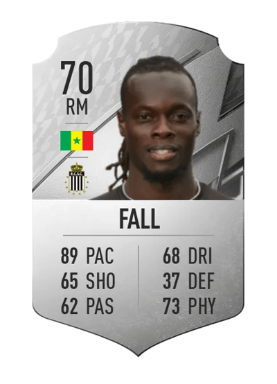 Mamadou Fall Rare 70 OVR