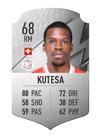 Dereck Kutesa Rare 68 OVR