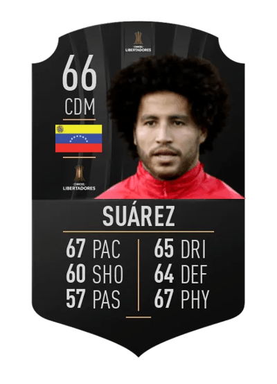 Carlos Suárez CONMEBOL LIBERTADORES 66 OVR