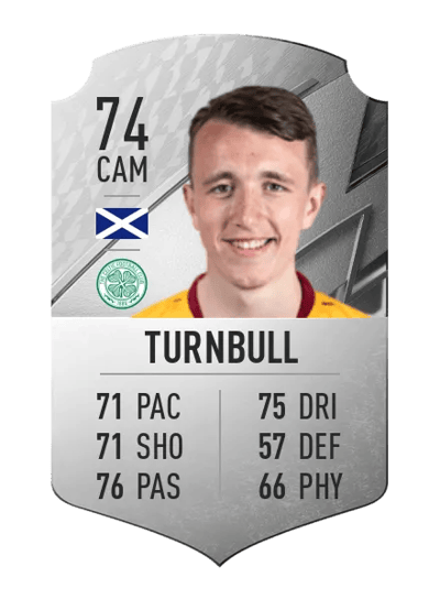 David Turnbull Rare 74 OVR