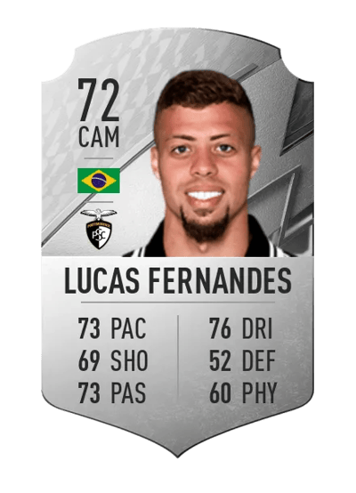 Lucas Fernandes Rare 72 OVR