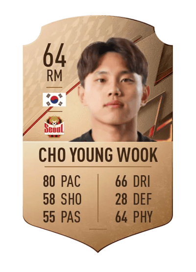 Cho Young Wook Rare 64 OVR