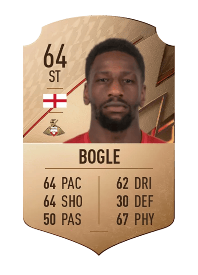 Omar Bogle Rare 64 OVR