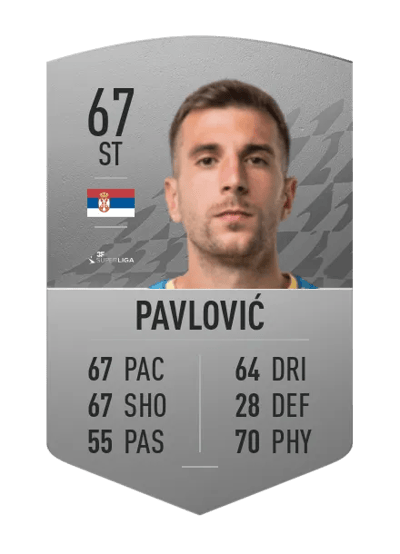 Andrija Pavlović Common 67 OVR