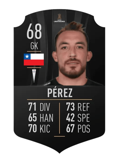 Sebastián Pérez CONMEBOL LIBERTADORES 68 OVR