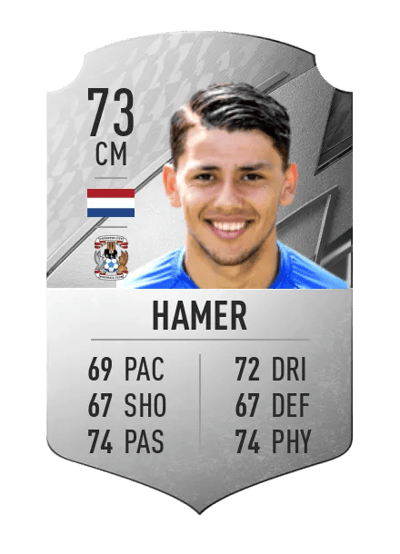 Gustavo Hamer Rare 73 OVR