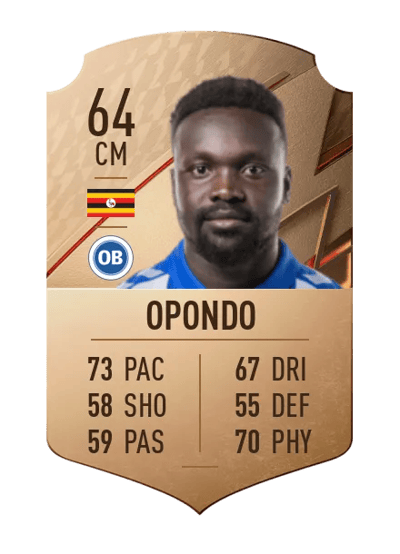Moses Opondo Rare 64 OVR