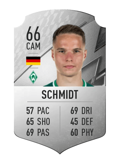 Niklas Schmidt Rare 66 OVR