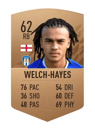Miles Welch-Hayes Common 62 OVR