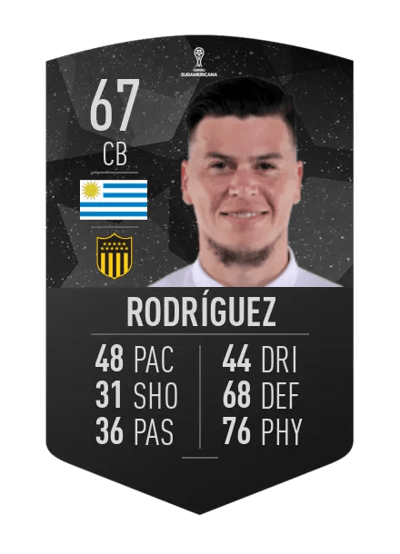 Carlos Rodríguez CONMEBOL SUDAMERICANA 67 OVR
