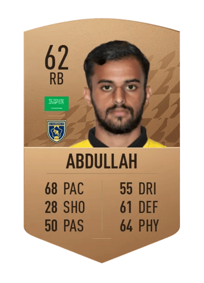 Tareq Abdullah Common 62 OVR