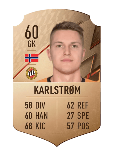 Jacob Karlstrøm Rare 60 OVR