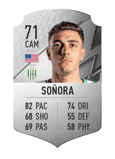 Joel Soñora Rare 71 OVR