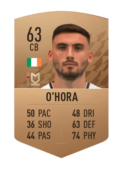 Warren O'Hora Common 63 OVR