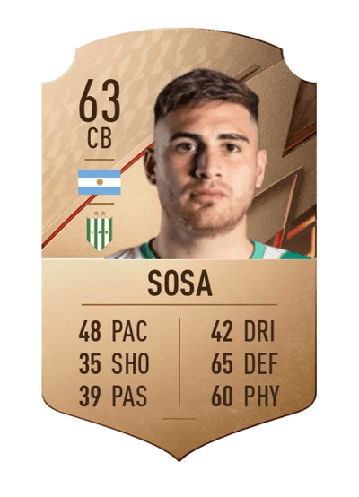 Alexis Sosa Rare 63 OVR