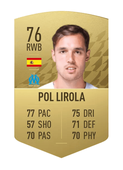 Pol Lirola Common 76 OVR