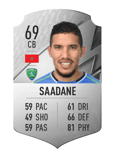 Marwane Saadane Rare 69 OVR