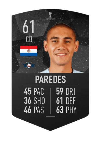 Teodoro Paredes CONMEBOL SUDAMERICANA 61 OVR
