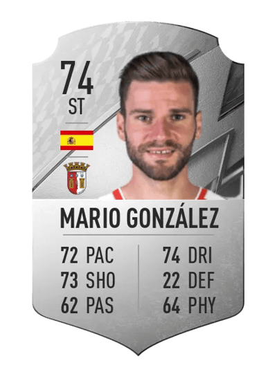 Mario González Rare 74 OVR