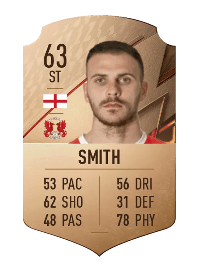 Harry Smith Rare 63 OVR