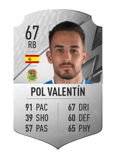 Pol Valentín Rare 67 OVR
