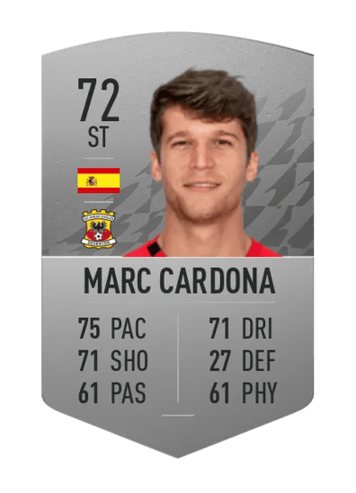 Marc Cardona Common 72 OVR