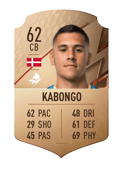 Joel Kabongo Rare 62 OVR