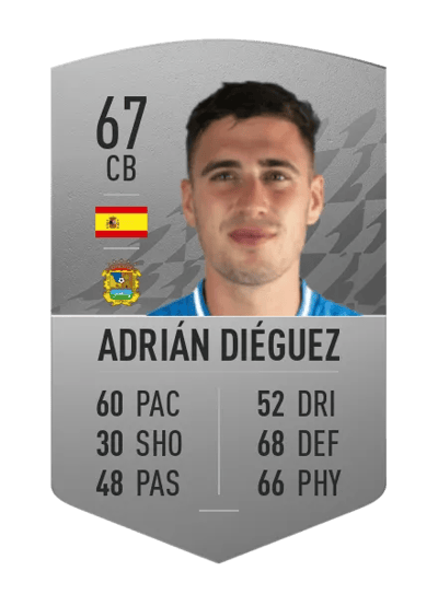 Adrián Diéguez Common 67 OVR