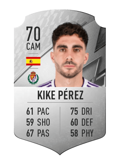 Kike Pérez Rare 70 OVR