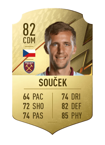 Tomáš Souček Rare 82 OVR