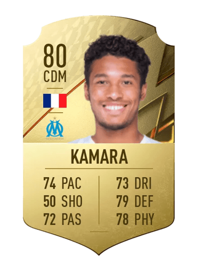 Boubacar Kamara Rare 80 OVR