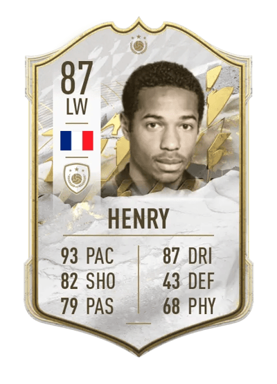 Thierry Henry Icon 87 OVR