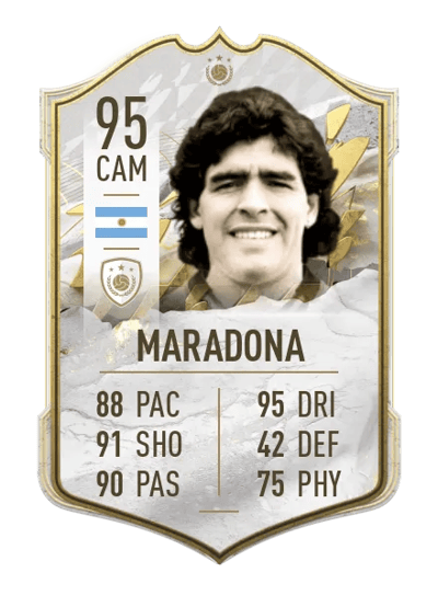 Diego Maradona Icon 95 OVR