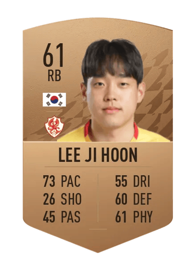 Lee Ji Hoon Common 61 OVR