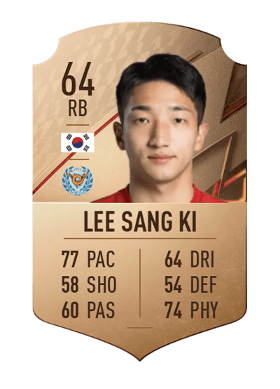 Lee Sang Ki Rare 64 OVR