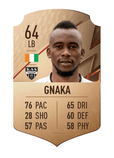 Silas Gnaka Rare 64 OVR