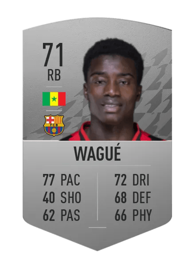Moussa Wagué Common 71 OVR