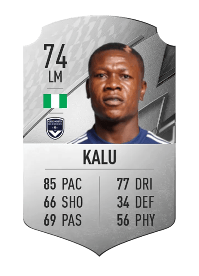Samuel Kalu Rare 74 OVR