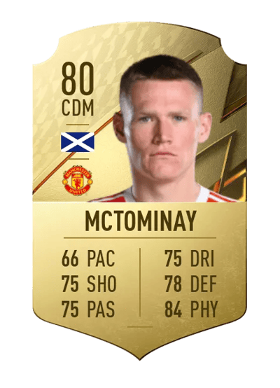 Scott McTominay Rare 80 OVR
