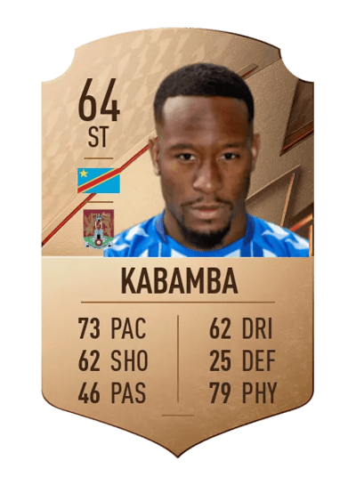 Nicke Kabamba Rare 64 OVR