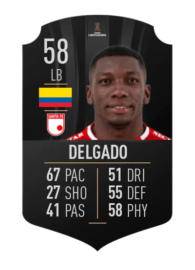 Fabio Delgado CONMEBOL LIBERTADORES 58 OVR