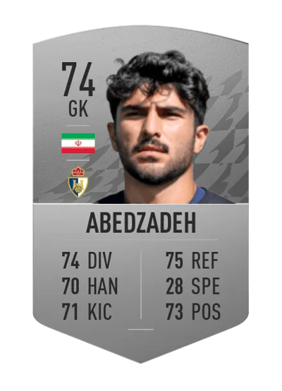 Amir Abedzadeh Common 74 OVR