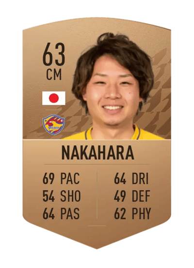 Shogo Nakahara Common 63 OVR