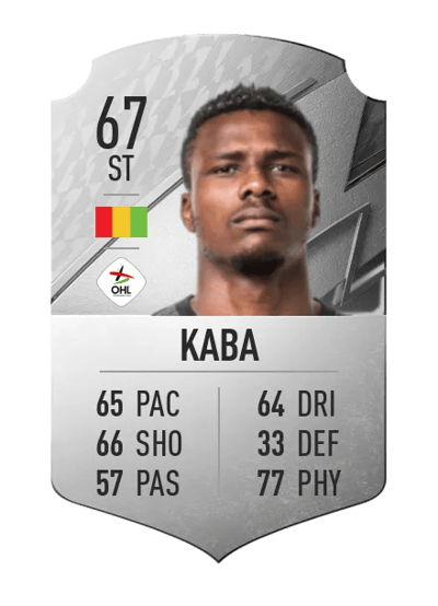 Sory Kaba Rare 67 OVR